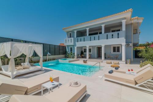 المنظر الخارجي, Fratelli Villa, with Heated Pool & Spa Whirlpool, By ThinkVilla in Chamouzas