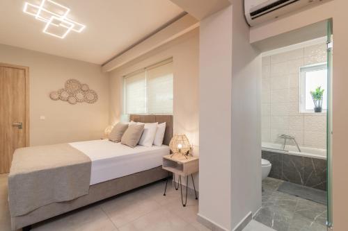 دش, Fratelli Villa, with Heated Pool & Spa Whirlpool, By ThinkVilla in Chamouzas