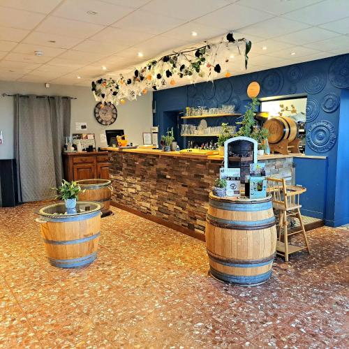 Bar/lounge, Logis L'Auberge du Gros in Maizery