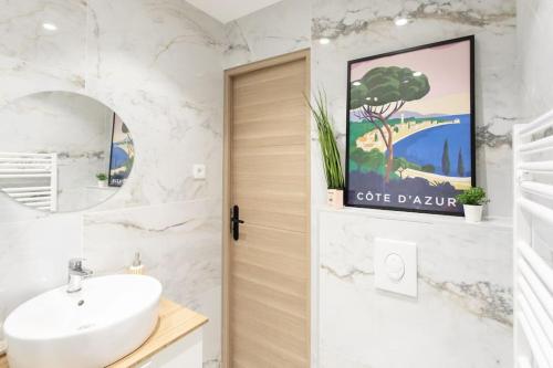#10 Staywizus - 2P Fricéro 3min to the beach - Balcon & AC, Nizza (foto 8)