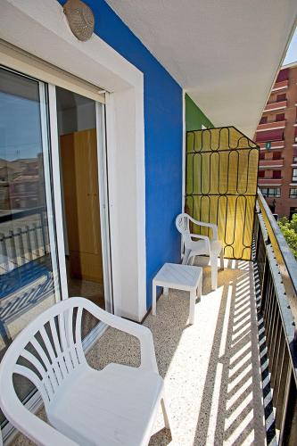 Erkély/terasz, Hostal El Mercat in Villajoyosa