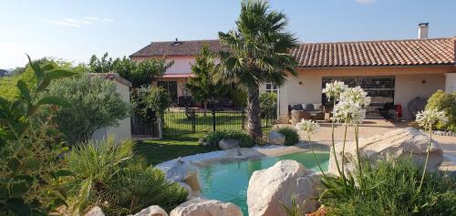 Kilátás, Gîte Atemporelle (Gite Atemporelle) in Rochegude