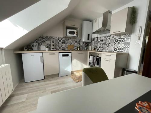 مطبخ, T2 cœur de ville thème bohème (T2 cœur de ville theme boheme) in Rodez Town Center