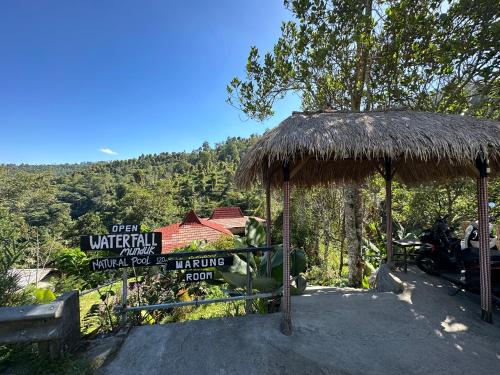 Munduk Tutub waterfall view