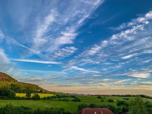 Modernes Doppelzimmer Friedewald Rhönblick