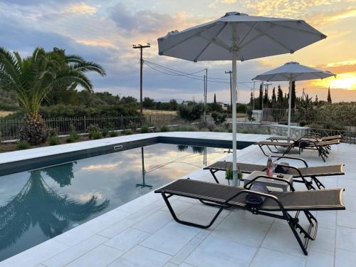 Garden Villa with private pool in Porto Cheli