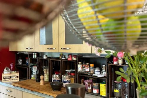 廚房, Ferienwohnung Emma in 班德柏玲根