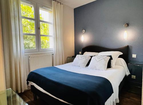 Chambre double, vue sur le jardin