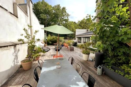 Loft familial avec grand jardin verdoyant - Location saisonnière - Paris
