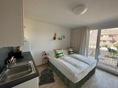 Stilvolles und modernes Appartement mit sonnigem Balkon in Flughafen- und Messenähe 31