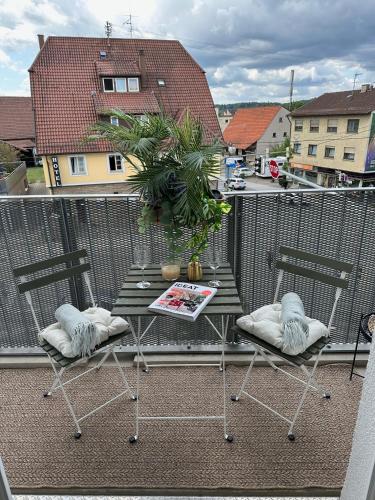 Stilvolles und modernes Appartement mit sonnigem Balkon in Flughafen- und Messenähe 31