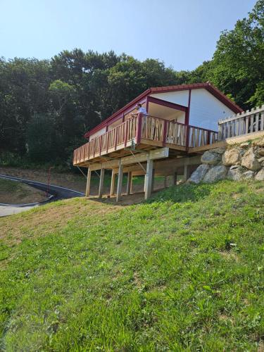 Chalet avec piscine, climatisation & vue de 2 à 6 personnes - Hasparren - Pays Basque - Chalet Ibaia