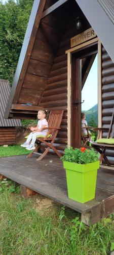 Viesnīcas āriene, Holiday bungalows Pajkovir in Krajista