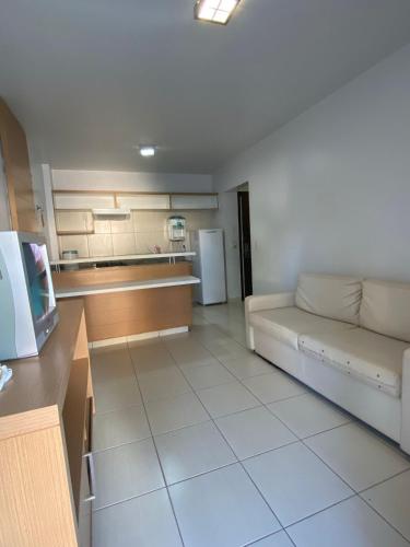 Kitchen, Caldas Novas - Nautico Flat - para 5 pessoas - Com acesso ao parque Marina - Oficial in Res. Alto da Boa Vista