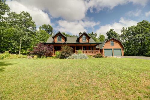 Stellar Wilmington House on 20 Wooded ADK Acres!