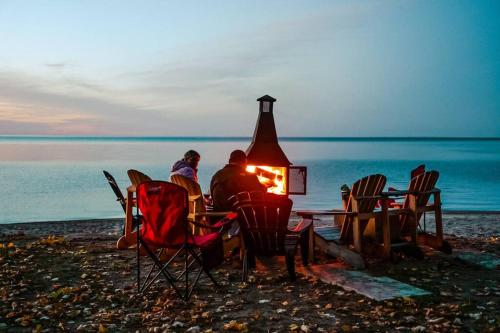 Maison sur la plage in Šambora (QC)