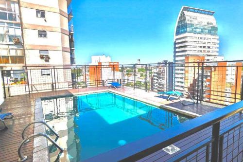 Balcony/terrace, Apartamento amoblado tipo loft in Saavedra