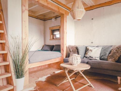  Beautiful wooden tree house with terrace in Zuna