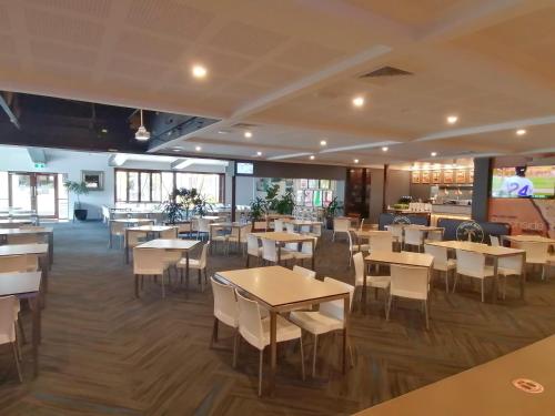 Étterem, Hoey Moey Backpackers in Coffs Harbour