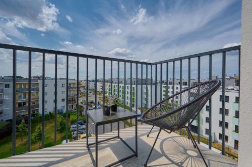 Balkon/teras, Exclusive Apartment with Balcony & Parking Wrocław by Renters Prestige (Exclusive Apartment with Balcony & Parking Wroclaw by Renters Prestige) in Jagodno