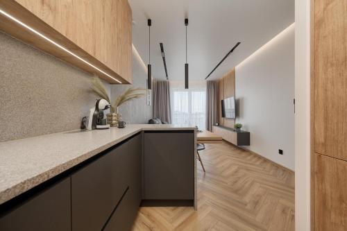 Dapur, Exclusive Apartment with Balcony & Parking Wrocław by Renters Prestige (Exclusive Apartment with Balcony & Parking Wroclaw by Renters Prestige) in Jagodno
