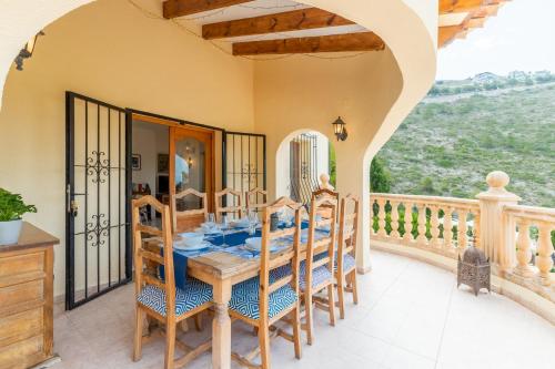 A szálláshely kívülről, Villa Rafael in Alcasar