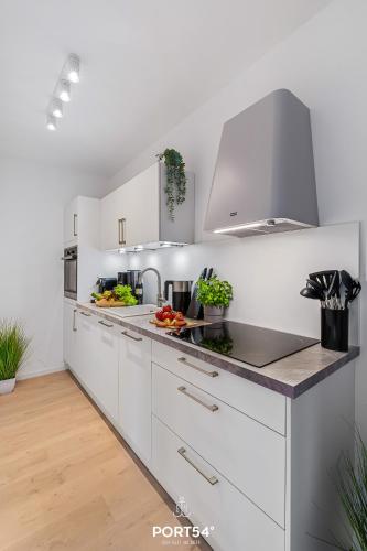 kuchyně, Ferienwohnung Morgentanz, App 6 Emmelsbüll (Ferienwohnung Morgentanz, App 6 Emmelsbull) in Emmelsbull-Horsbull