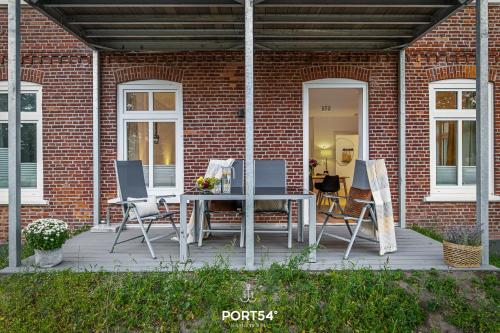 balkon/terasa, Ferienwohnung Morgentanz, App 6 Emmelsbüll (Ferienwohnung Morgentanz, App 6 Emmelsbull) in Emmelsbull-Horsbull