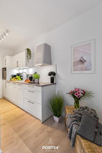kuchyně, Ferienwohnung Morgentanz, App 6 Emmelsbüll (Ferienwohnung Morgentanz, App 6 Emmelsbull) in Emmelsbull-Horsbull