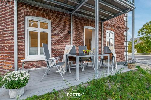 balkon/terasa, Ferienwohnung Morgentanz, App 6 Emmelsbüll (Ferienwohnung Morgentanz, App 6 Emmelsbull) in Emmelsbull-Horsbull