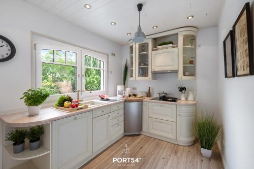 virtuve, Holiday home Reethus Schleiblick Selk in Selk