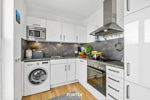 Kitchen, Captainslodge in Olpenitz