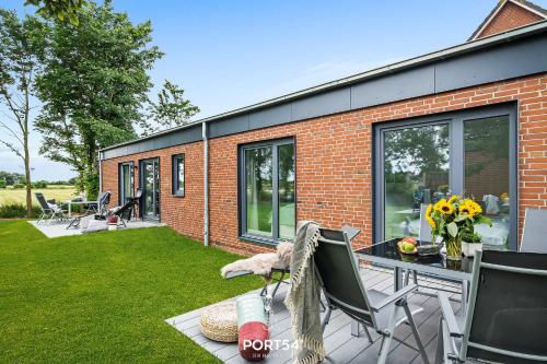 Balkons/terase, Ferienwohnung Falkenstern, App 10 Emmelsbüll (Ferienwohnung Falkenstern, App 10 Emmelsbull) in Emmelsbull-Horsbull