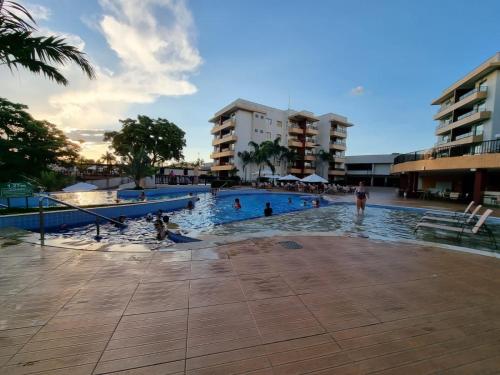 Exterior view, Caldas Novas - Nautico Flat - para 5 pessoas - Com acesso ao parque Marina - Oficial in Res. Alto da Boa Vista