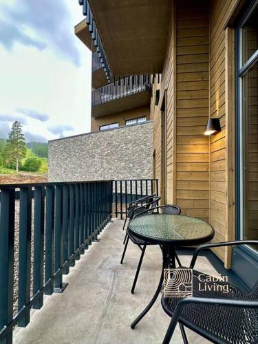 Балкон, New high standard apartment in Trysil with ski in out in Трісіл