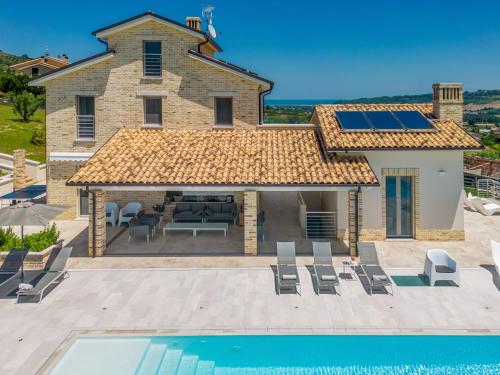 Viesnīcas āriene, Villa Amore di Ada - Modern Design Villa - AirCo, Private Pool & Near The Beach in Monterubbiano