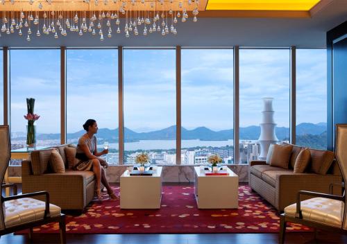 景色, JW マリオット ホテル 杭州 (JW Marriott Hotel Hangzhou) in 杭州（ハンヂョウ）