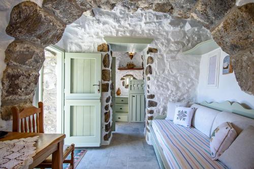 Messes Traditional Stone House with Amazing Sea View in Mandraki (Nisiros)