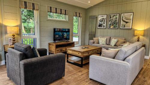 Iekārtas, High Oaks Grange - Contemporary Lodges in Thornton Dale