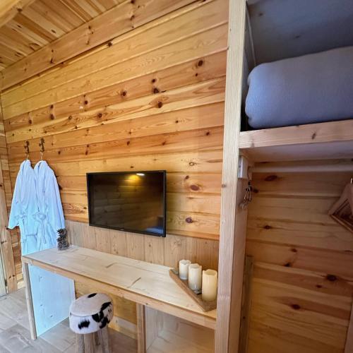 Chalet Le Familial - SPA & SAUNA - Serviettes - Peignoirs - Lits faits - Ménage inclus