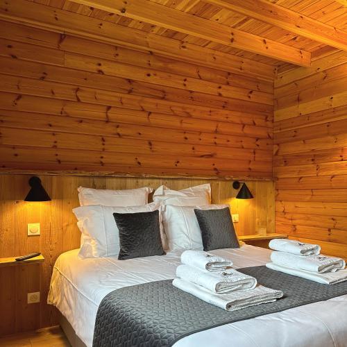 Chalet Le Familial - SPA & SAUNA - Serviettes - Peignoirs - Lits faits - Ménage inclus