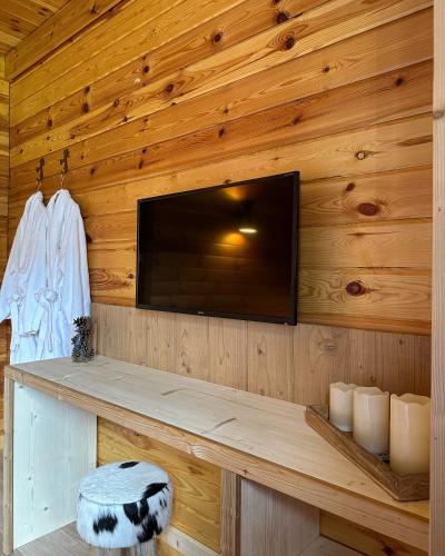 Chalet Le Familial - SPA & SAUNA - Serviettes - Peignoirs - Lits faits - Ménage inclus