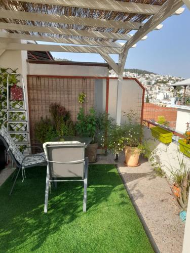Roof garden studio in Kavala