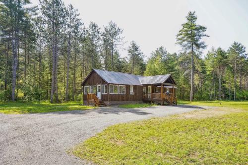 Brantingham Cabin with Porch and Grill On 5 Acres!