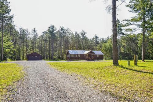 Brantingham Cabin with Porch and Grill On 5 Acres!