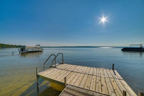 Higgins Lake House with Swimming Dock!