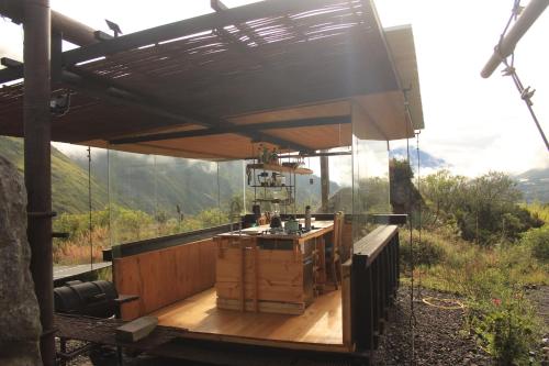 Létesítmények, Volcán Tungurahua y arquitectura - Energía Renovable (Volcan Tungurahua y arquitectura - Energia Renovable) in Banos de Agua Santa