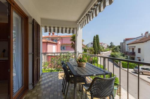 陽台/露台, Apartments with WiFi Rovinj - 7144 in 蒙塞納