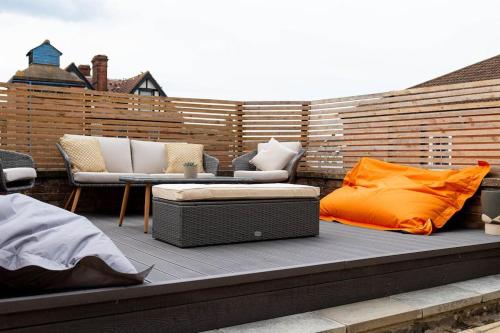 Chic 3-Bed Hideaway Steps from Cromer Beach in Cromer Város
