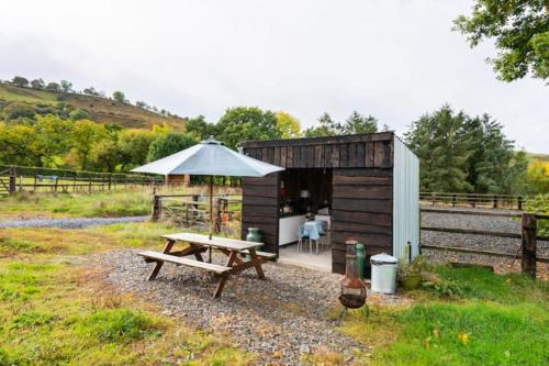 Shepherds Hut at The Retreat in Llanrhaeadr-ym-Mochnant